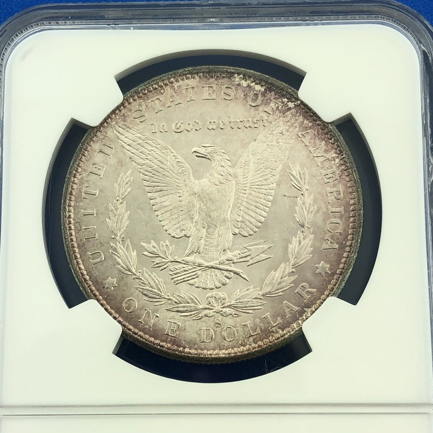 1880 S Morgan Silver Dollar Better Key San Francisco Sunset Tones NGC MS64 Coin