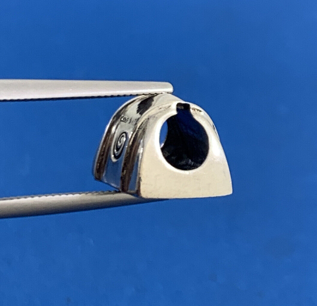 Authentic KALIA 925 Sterling Silver Camp Kalia Tent Slide Bracelet Charm
