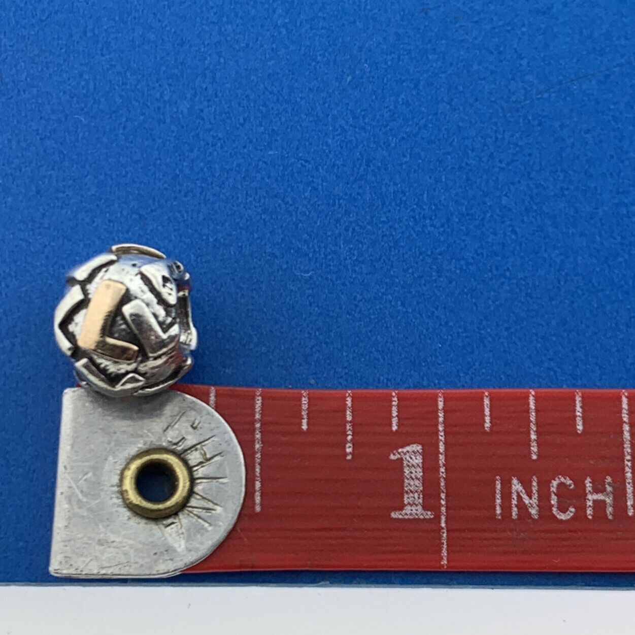 Authentic PANDORA Sterling Silver 925 14K Gold L Charm Bead Retired 790298L