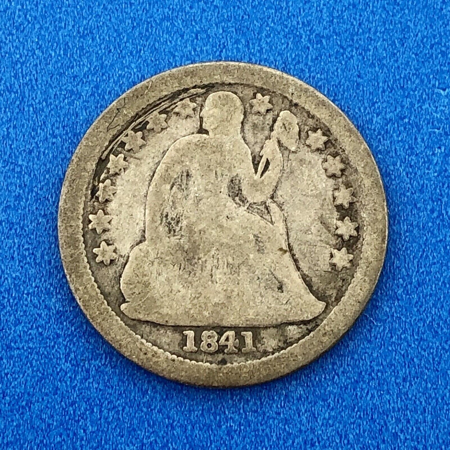 1841 O Seated Liberty Silver Dime 10c Better Key Rare Scarce New Orleans Coin