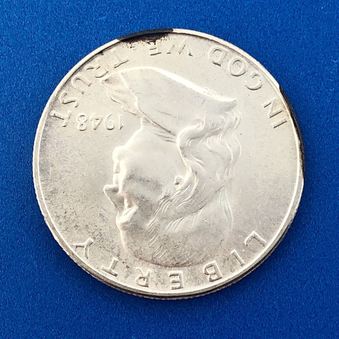 1948 D Franklin Silver Half Dollar Better Key First Year Series Denver Mint Coin