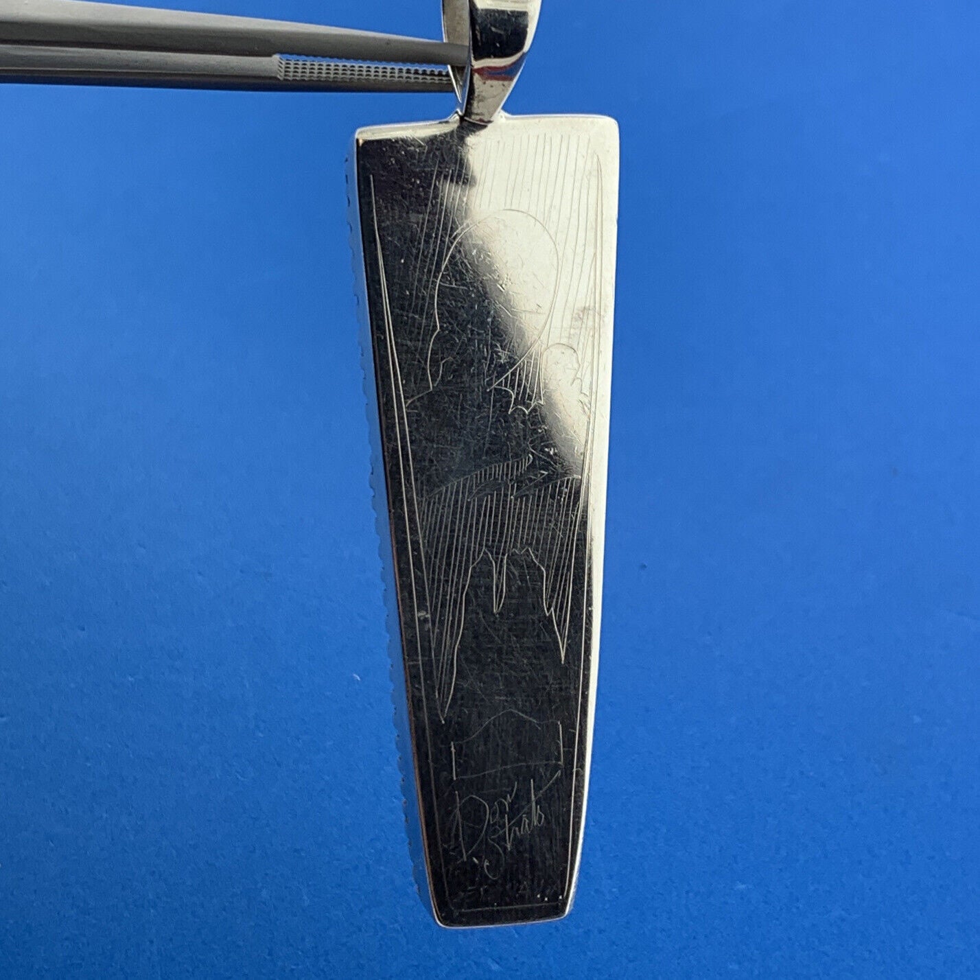 Stunning Sterling Silver 925 Multi-Stone Rainbow Tall Obelisk Statement Pendant