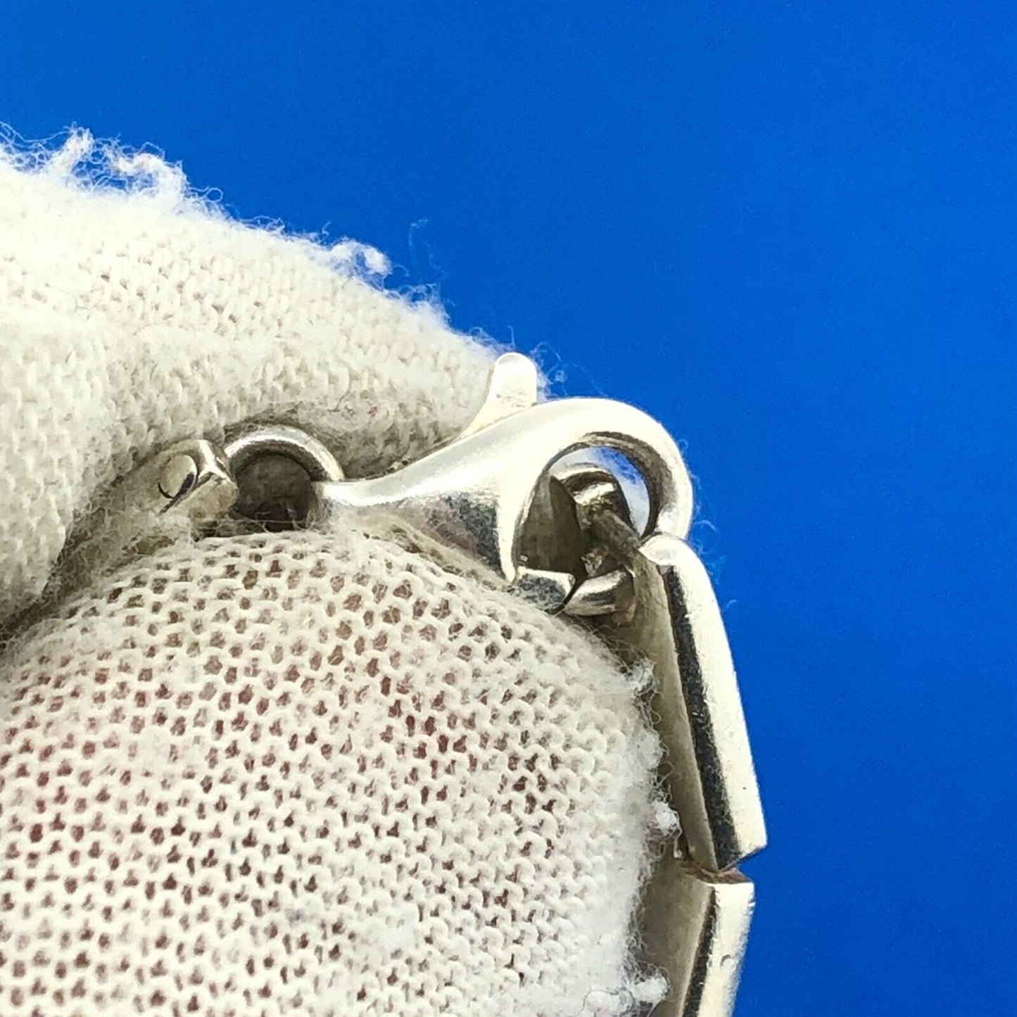 Designer Dellapina Sterling Silver Panel Link 7.5" Bracelet 16.5" Necklace Set