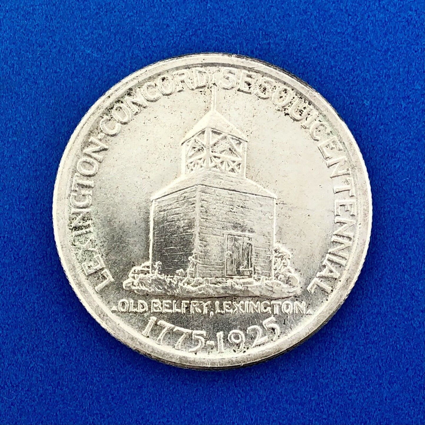 1925 Lexington Concord Sesquicentennial Commemorative Silver Half Dollar Coin