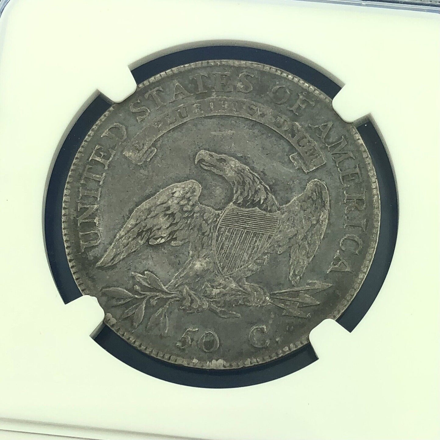 1808/7 Capped Bust Silver Half Dollar 50c Lettered Edge NGC VF30 O-101 Coin