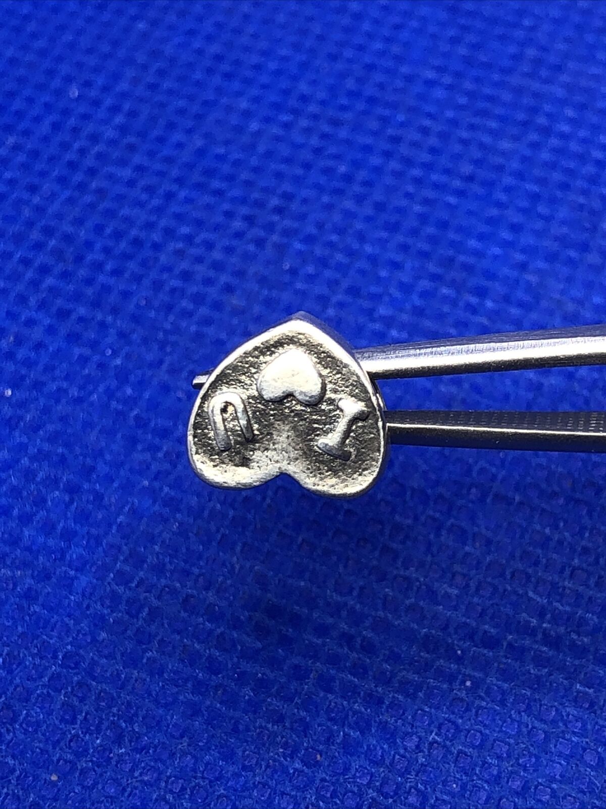 Vintage Michael Anthony 925 Sterling Silver I love you Heart Bead Charm