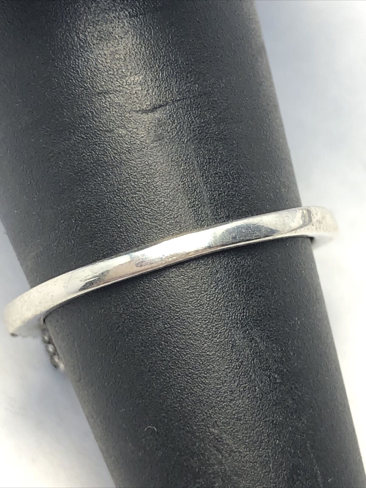 Estate 925 Sterling Silver Faceted Black Onyx Cubic Zirconia 3D Bow Ring