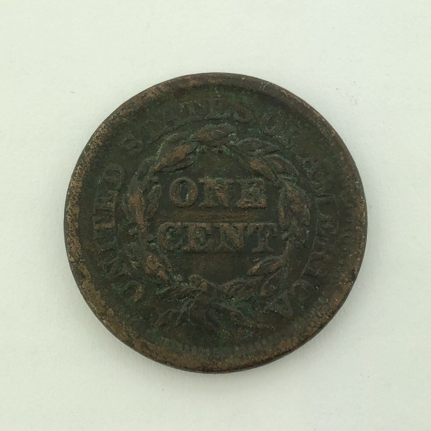 1854 P Liberty Head Braided Hair Large Copper Cent Better Philadelphia Mint Coin