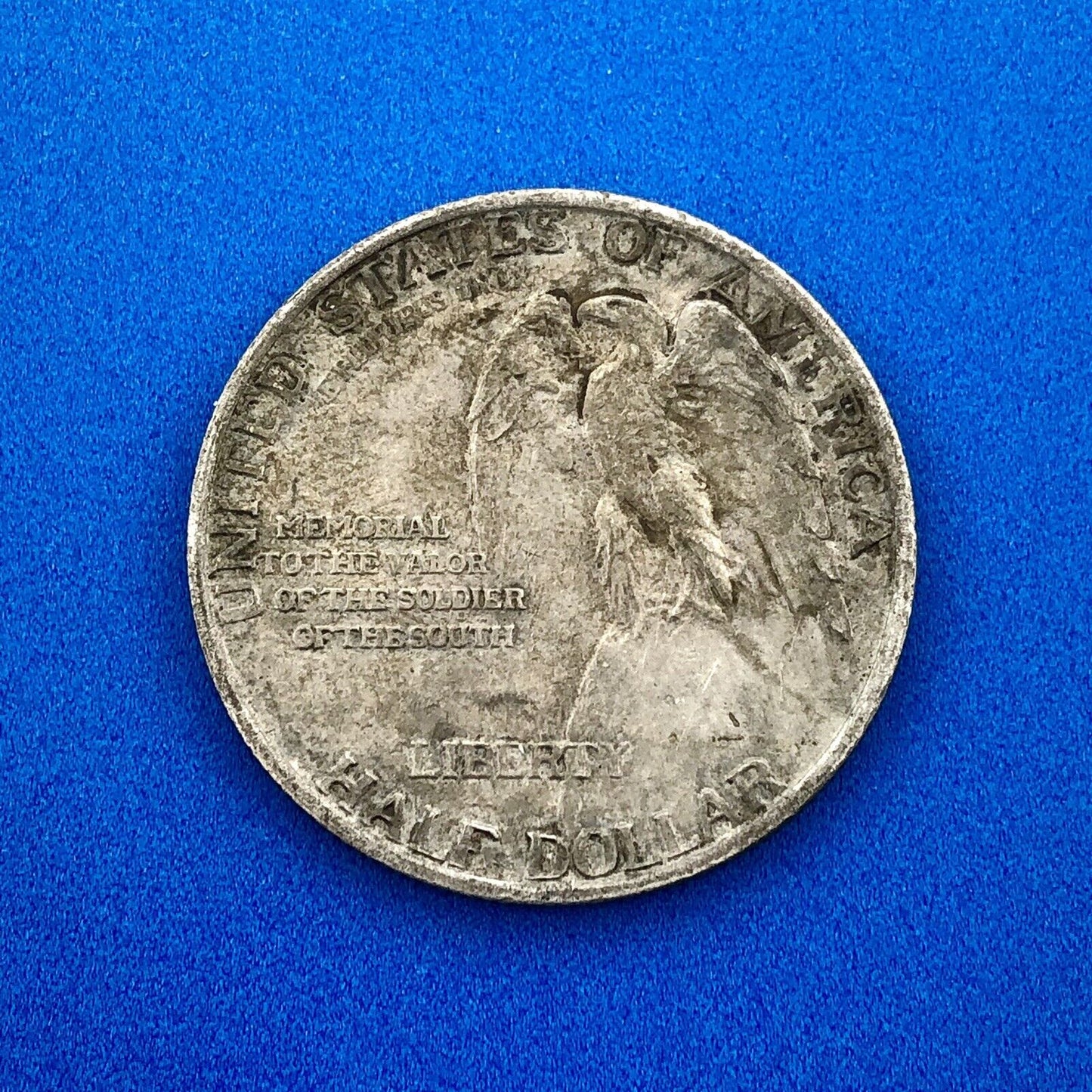 1925 P Stone Mountain Commemorative .900 Silver Half Dollar AU Rare Coin