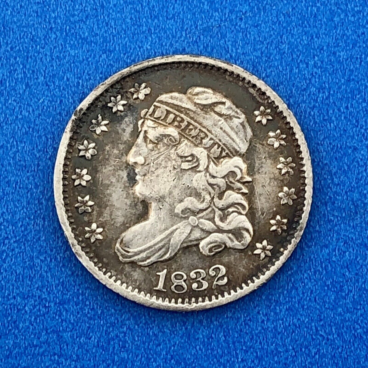 1832 P Capped Bust Silver Half Dime $.05 Early Rare Scarce Philadelphia Coin