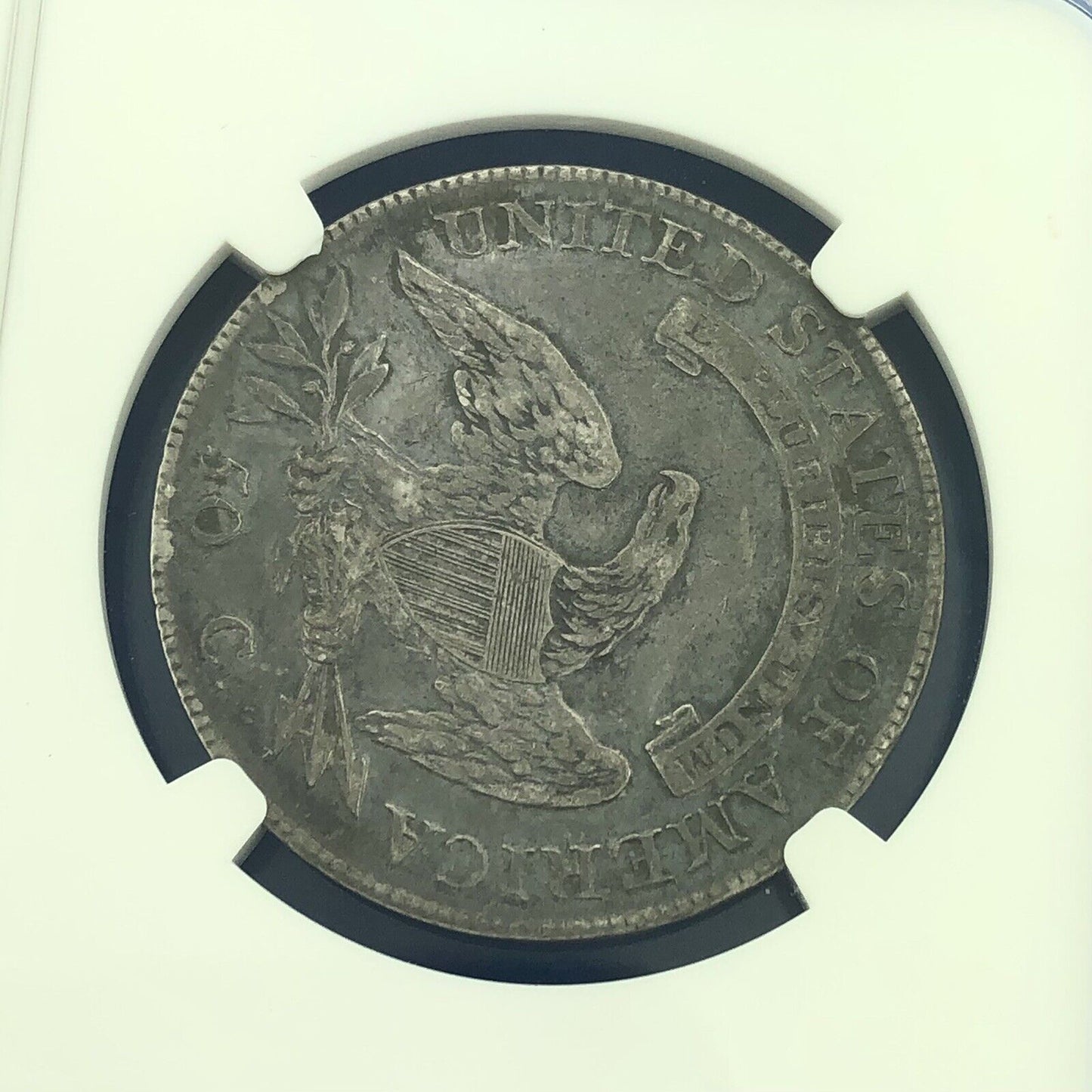 1808/7 Capped Bust Silver Half Dollar 50c Lettered Edge NGC VF30 O-101 Coin