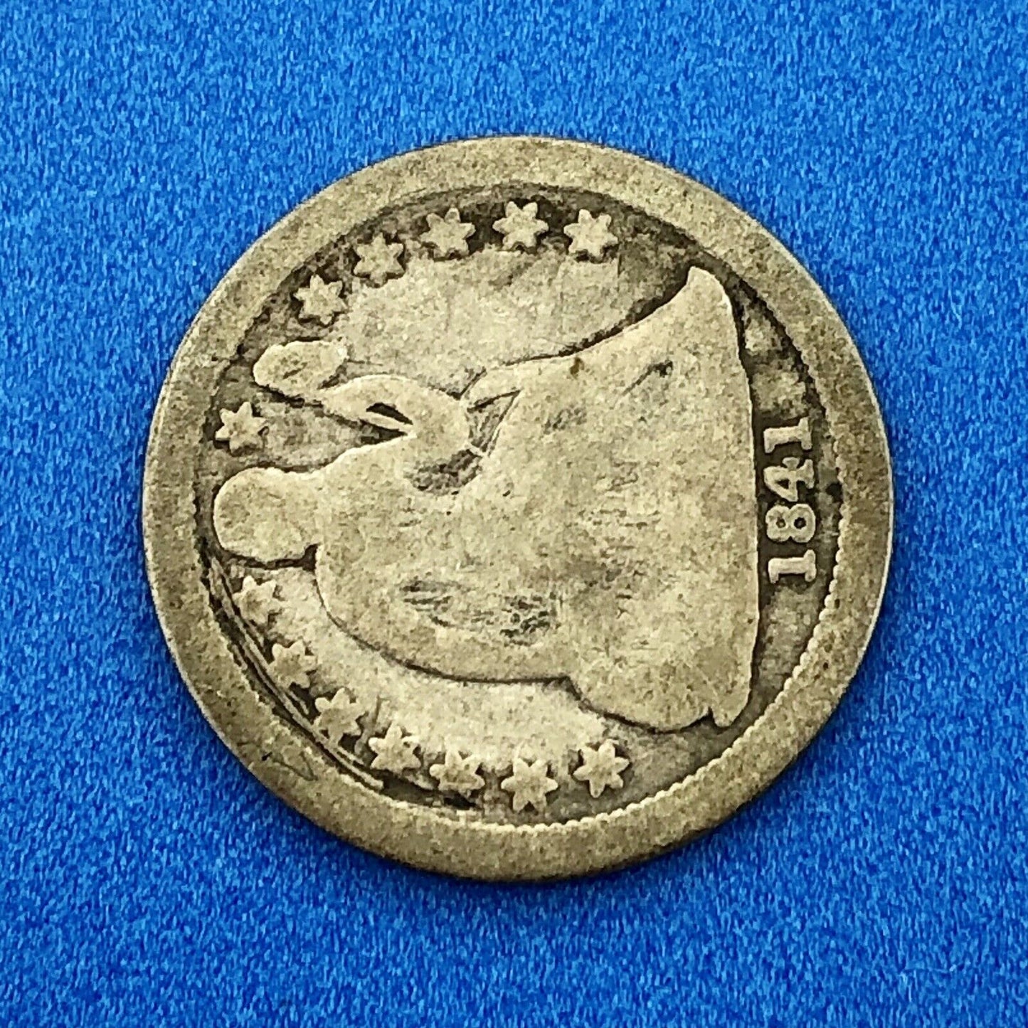 1841 O Seated Liberty Silver Dime 10c Better Key Rare Scarce New Orleans Coin