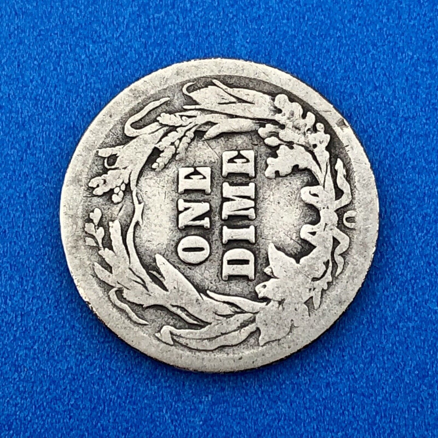 1907 O Barber Silver Dime $.10 Better Rare Scarce Key New Orleans Mint Coin