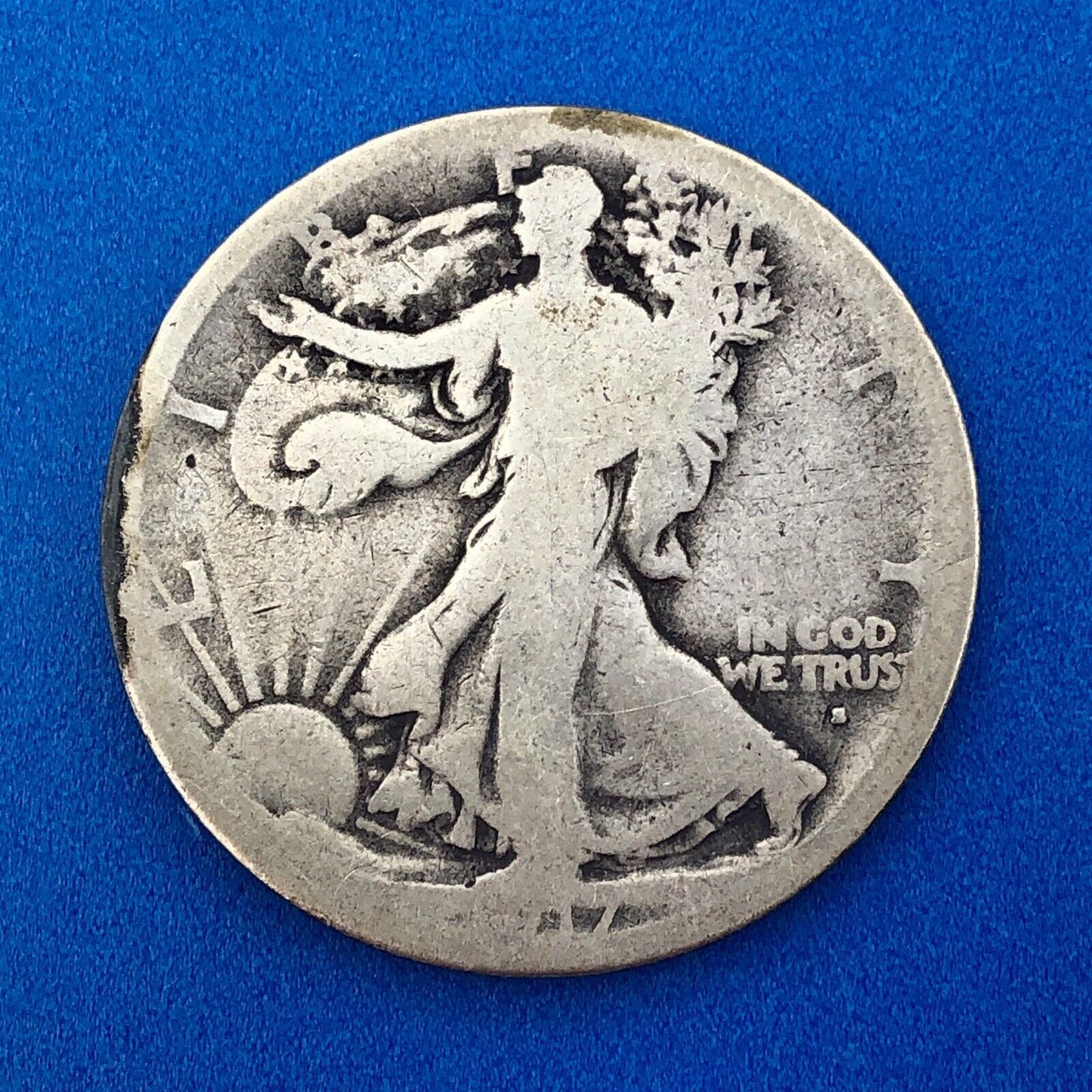 1917 S Obverse Silver Walking Liberty Half Dollar 50c Better Key San Fran Coin