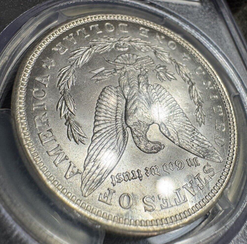 1921 D PCGS Graded MS 63 S$1 Silver Morgan Dollar Coin
