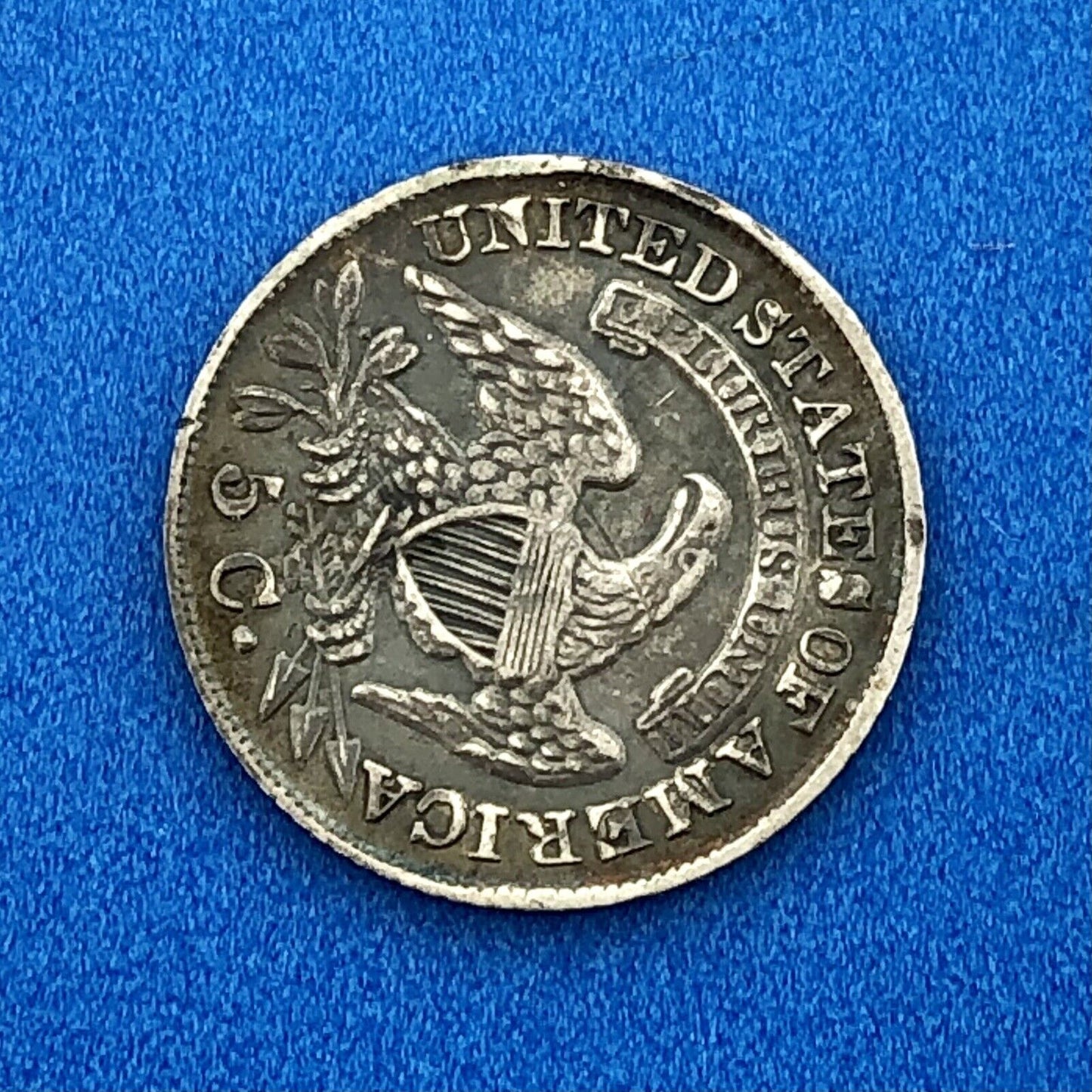 1832 P Capped Bust Silver Half Dime $.05 Early Rare Scarce Philadelphia Coin
