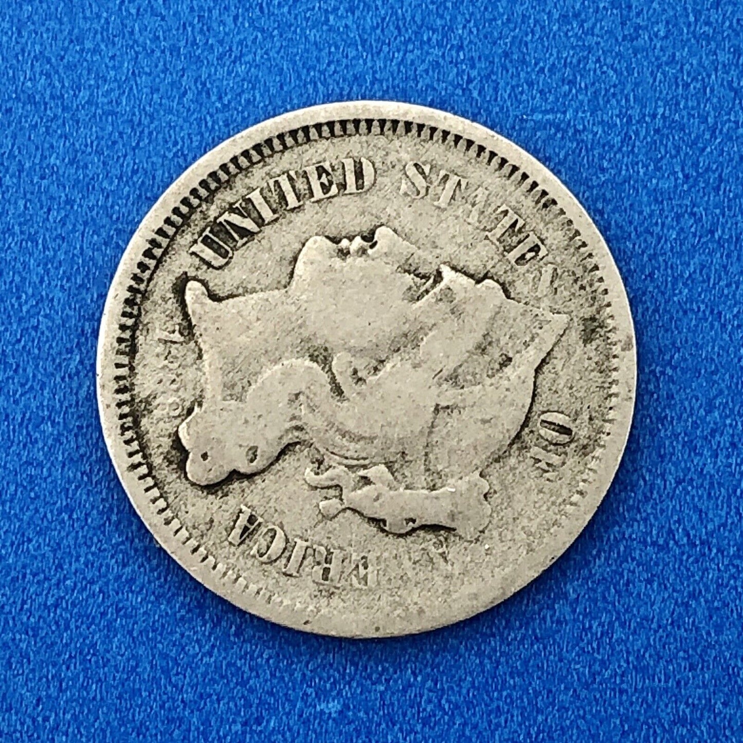 1868 P Nickel Three Cent Piece 3c Better Key Rare Scarce Philadelphia Coin