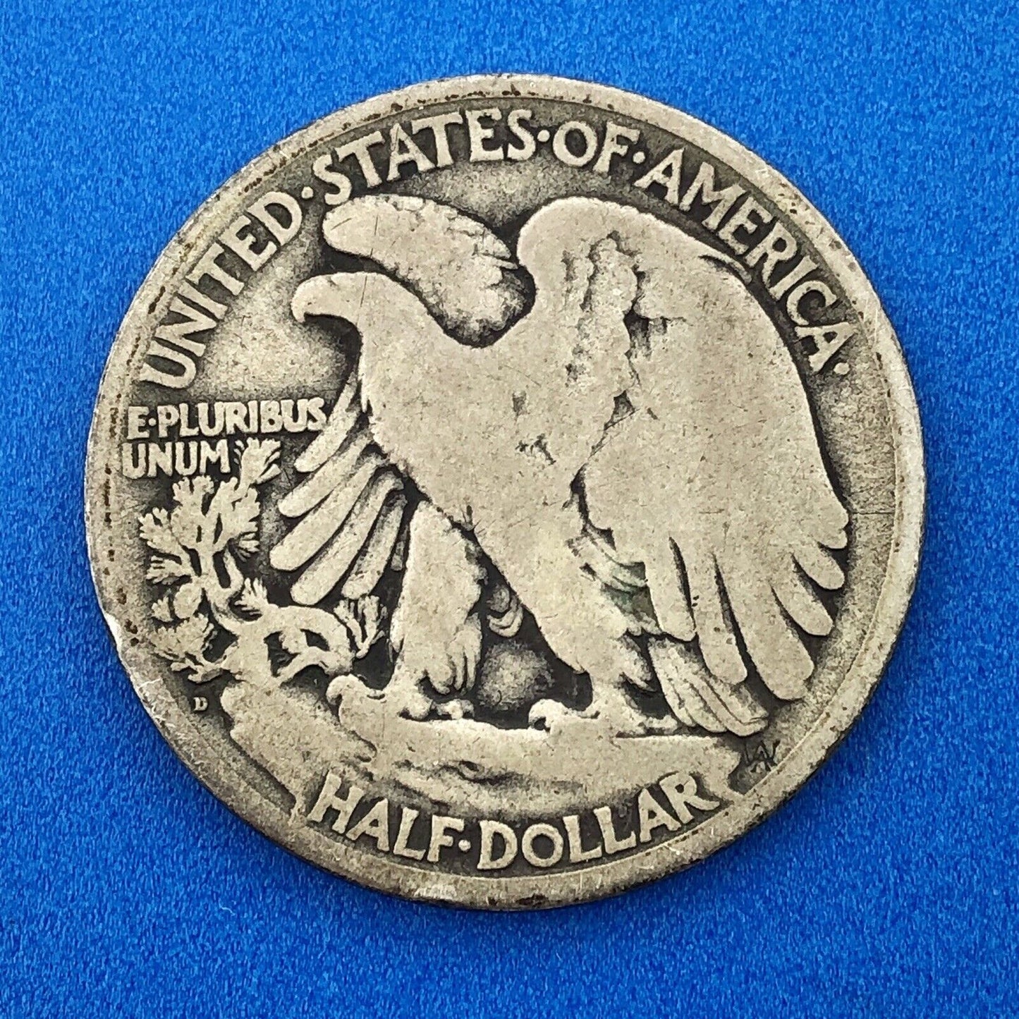 1920 D Walking Liberty Silver Half Dollar 50c Better Key Scarce Denver Mint Coin