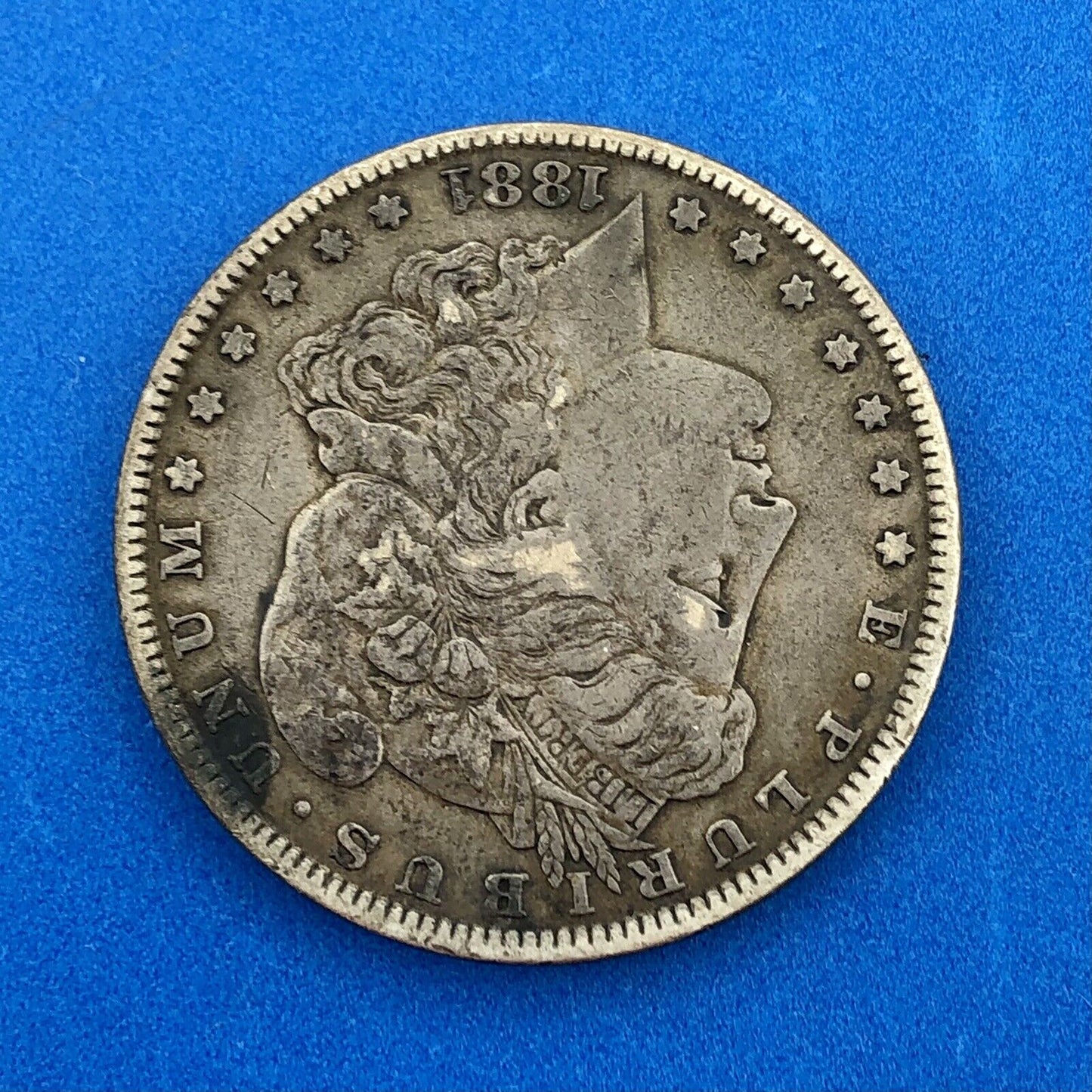 1881 P Morgan Silver Dollar $1 Better Key Rare Philadelphia Mint Coin US 90%