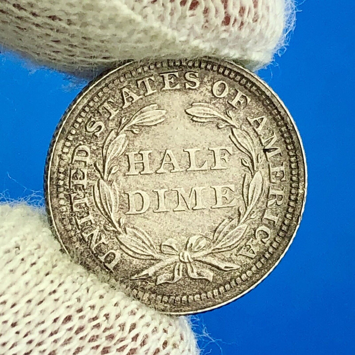 1854 P Seated Liberty Silver Half Dime Type 3 Better Key Rare Philadelphia Coin