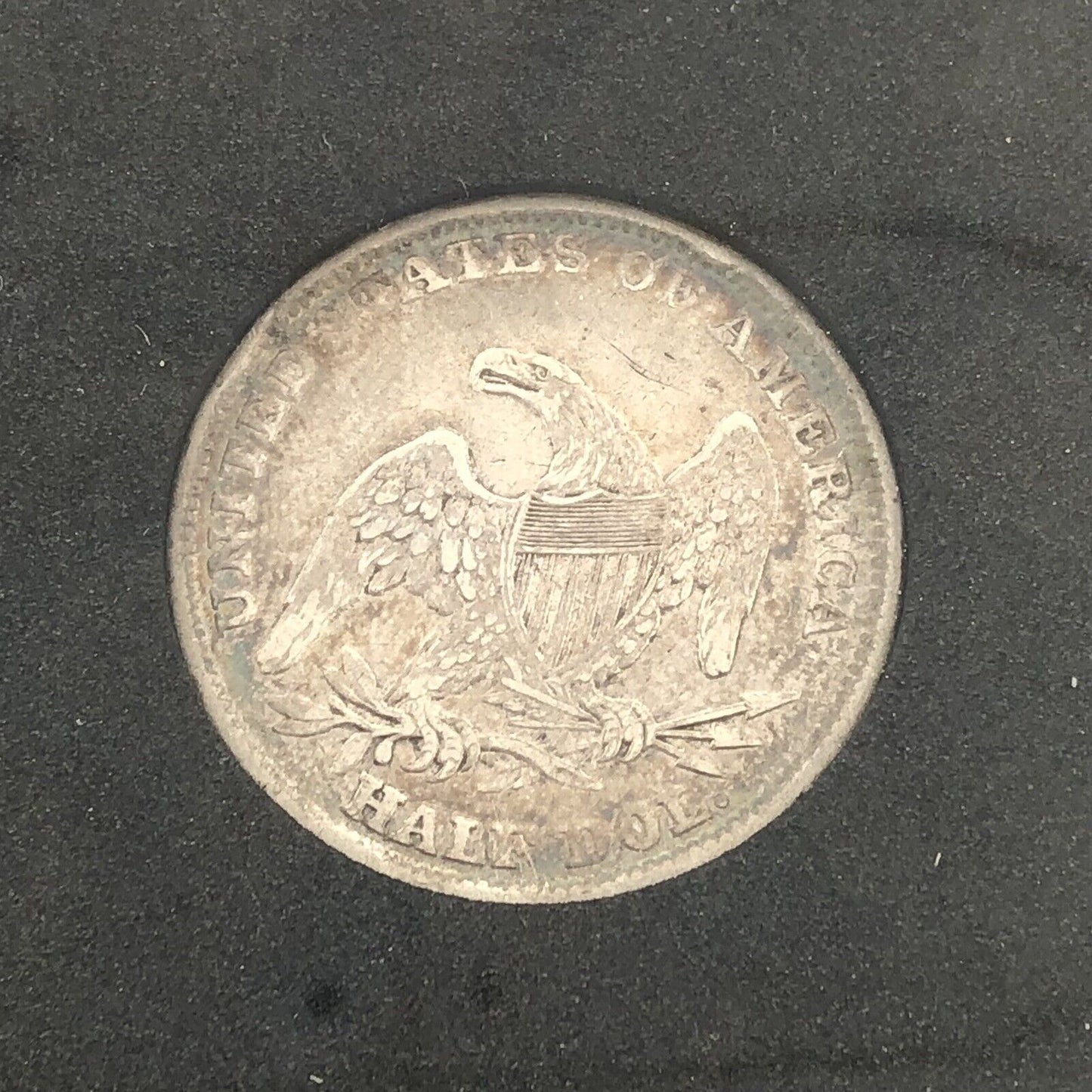 1839 Capped Bust Silver Half Dollar 50c Reeded Edge Ungraded Extra Fine Coin