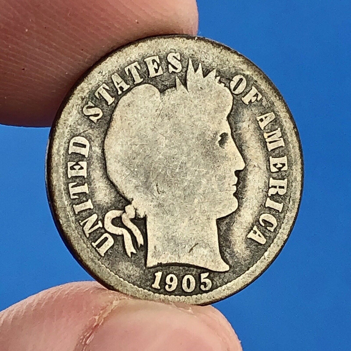 1905 O Silver Barber Dime 10c Better Scarce Key Rare New Orleans Mint Coin