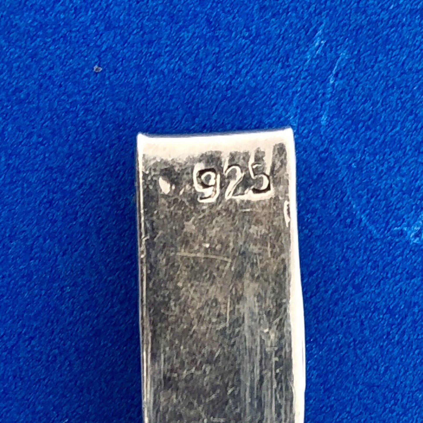 Stunning Sterling Silver 925 Garnet Marcasite Panel Link 6.75" Tennis Bracelet