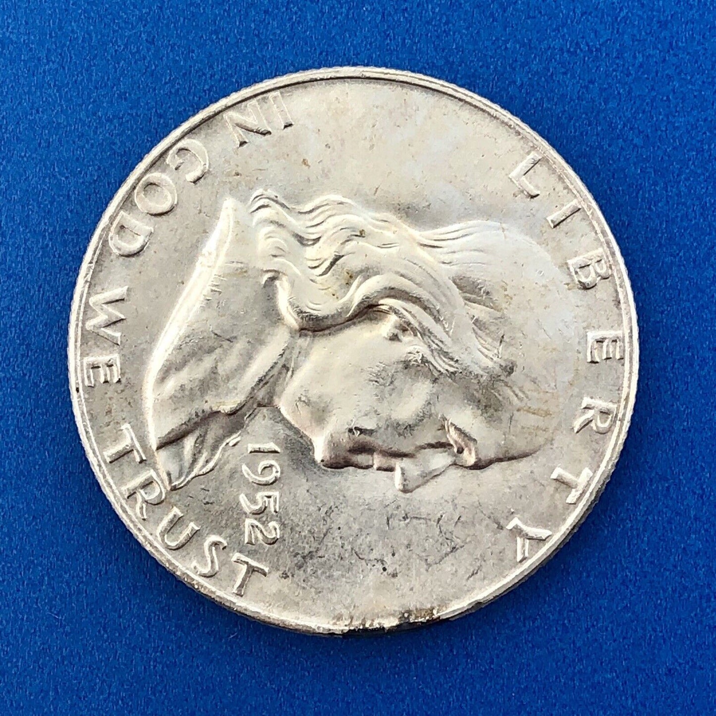 1952 D Franklin Silver Half Dollar Better Key Rare Denver Mint Coin