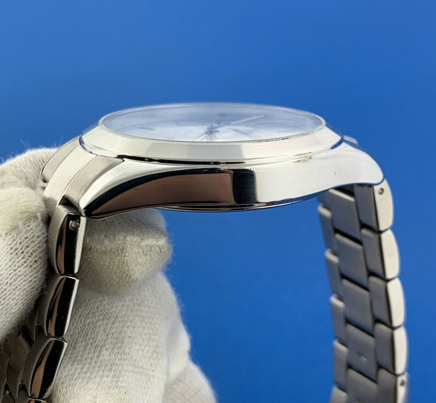 Designer Coach New York 37 mm Stainless Steel Libby Watch w/ Open Cuff Bracelet