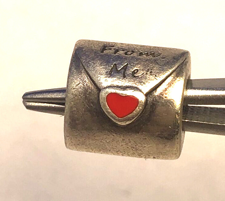 PANDORA ALE 925 Sterling Silver From Me To My Love Letter Envelope 790894 Charm