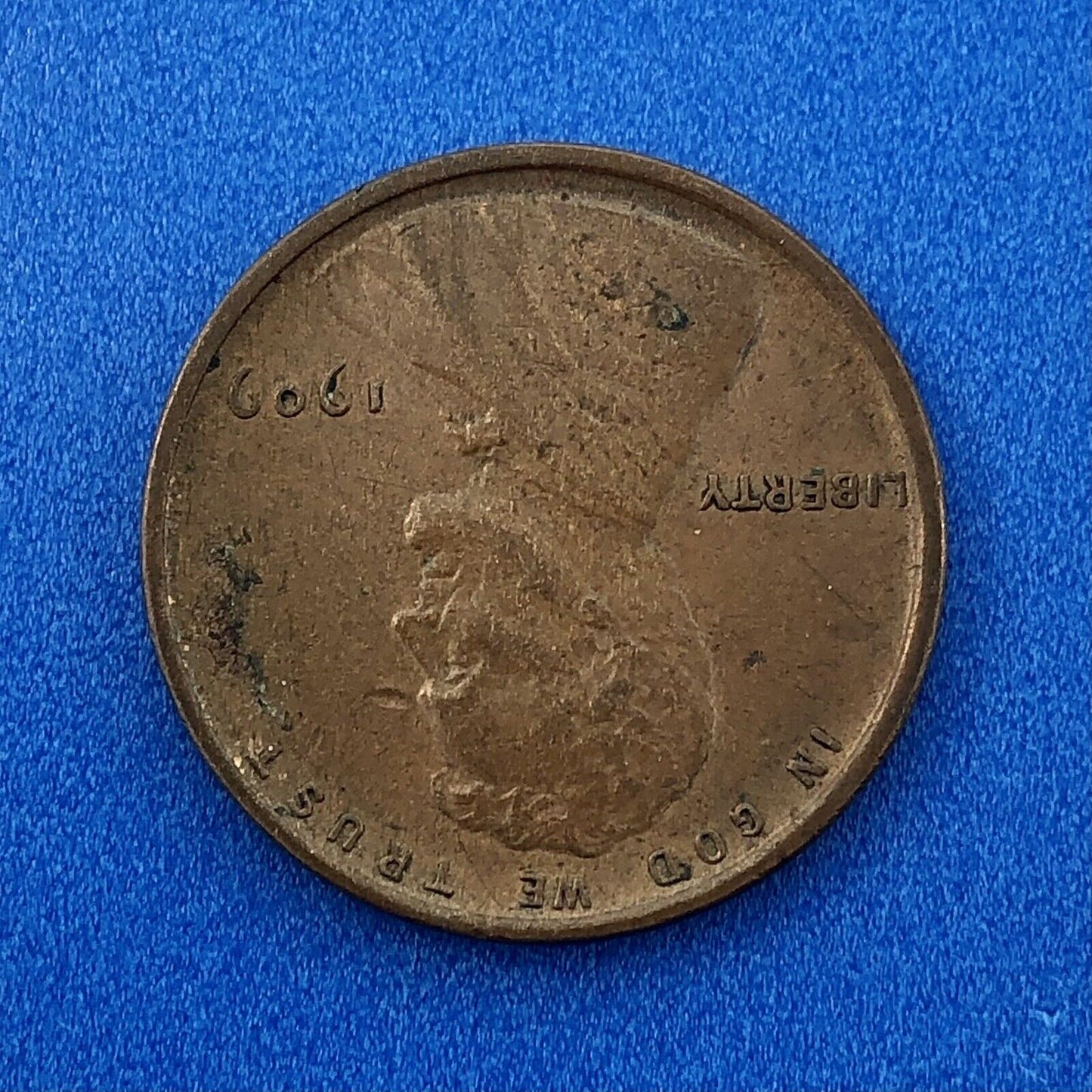1909 P Lincoln Cent Wheat Ears Reverse VDB Key Rare 1c Penny Philadelphia Coin
