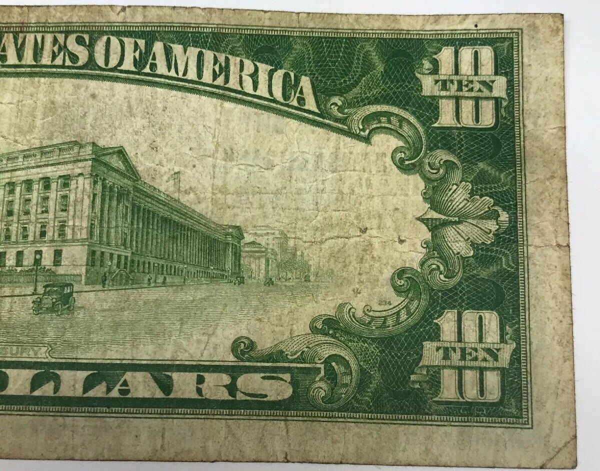 1929 Type 1 $10 The City National Bank of Selma Alabama Charter 1736 Tough Note!