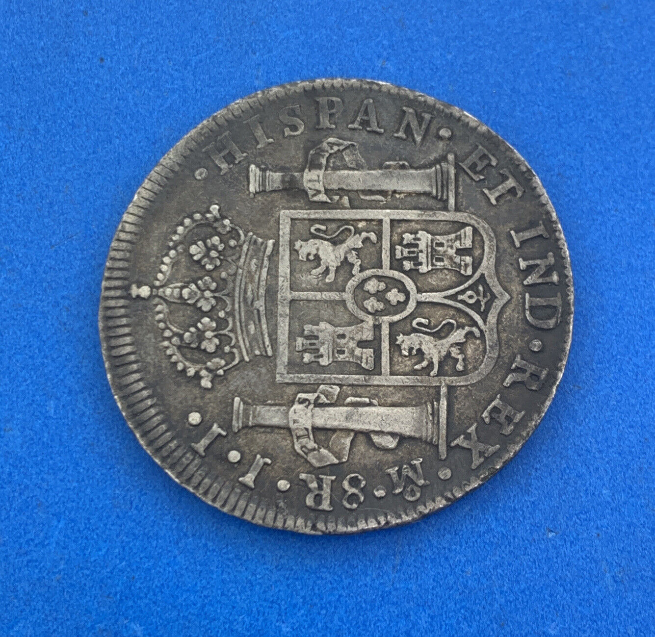 1814 Mo Mexico City 8 Reales I.I. Better Key Date .903 Silver Mexico Coin