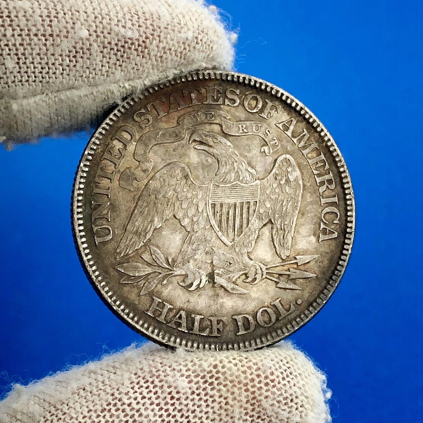 1877 P Silver Seated Half Dollar 50c Better Type 4 Key Rare Philadelphia Coin