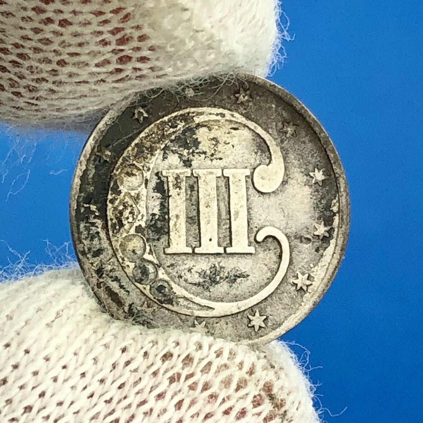 1853 P 3 Cent Silver Three Cent Piece 3c Trime Better Key Philadelphia Mint Coin