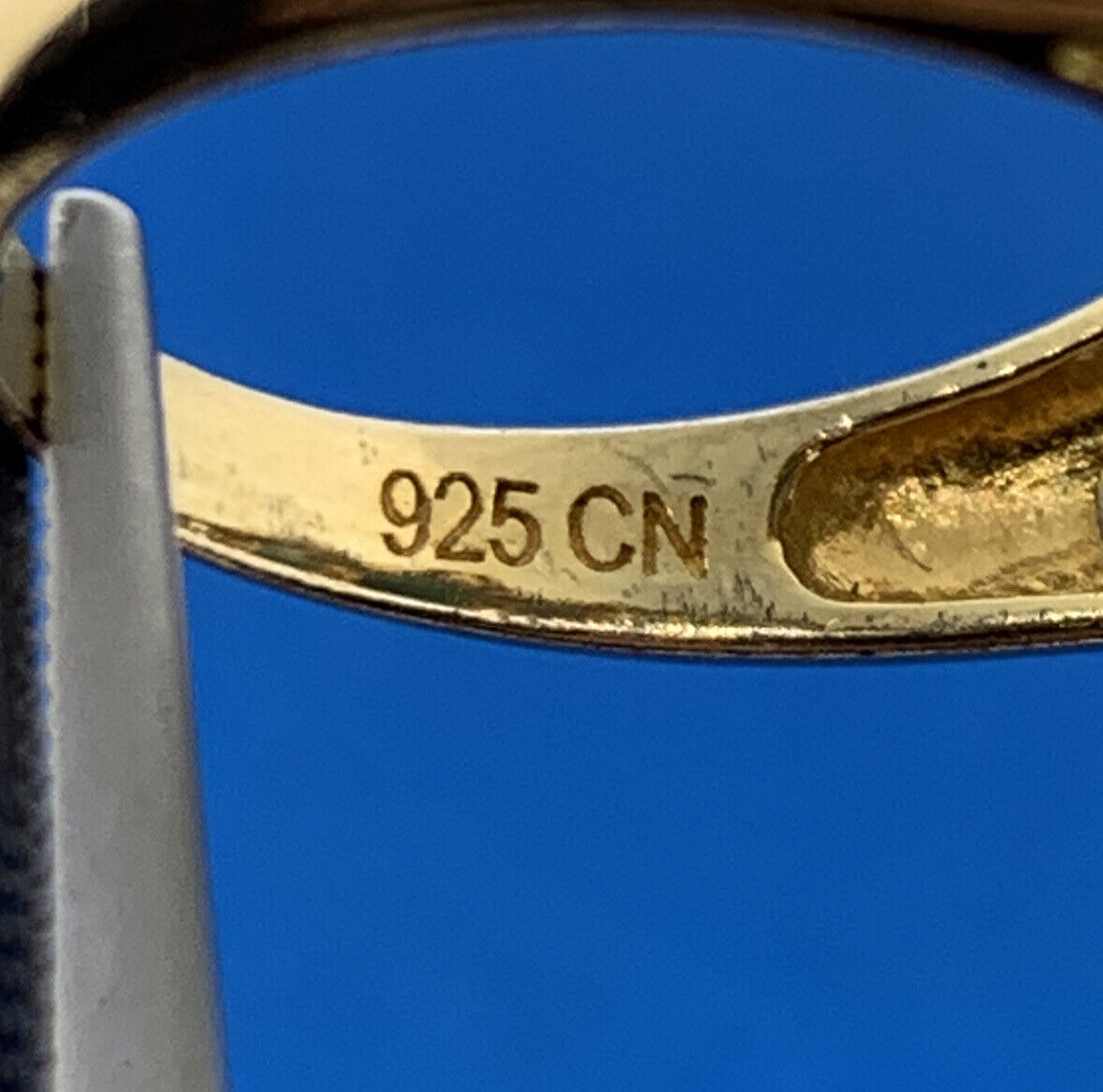 Designer Vermeil Sterling Silver 925 LIRM Faceted Green Onyx Statement Ring