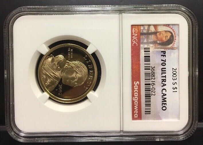 2003 S Sacagawea $1 NGC PF70 Ultra Cameo Red Label