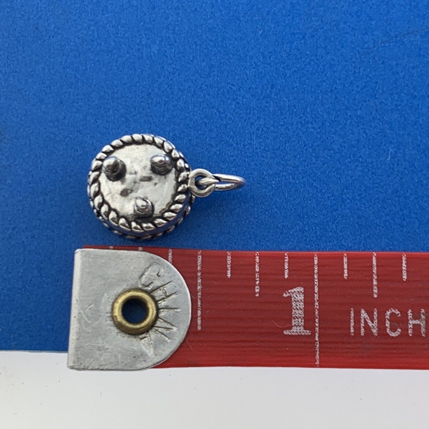 Estate 925 Sterling Silver Happy Birthday Cake Candles Bracelet Dangle Charm