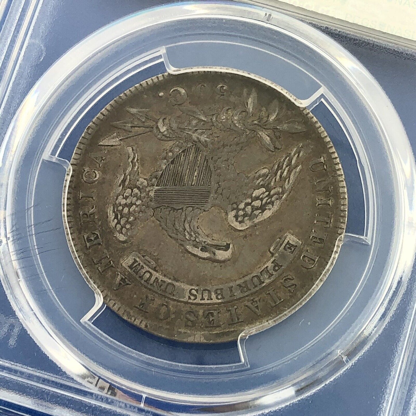 1834 Capped Bust Silver Half Dollar 50c Lettered Edge PCGS XF45 Lg Date Sm Ltrs