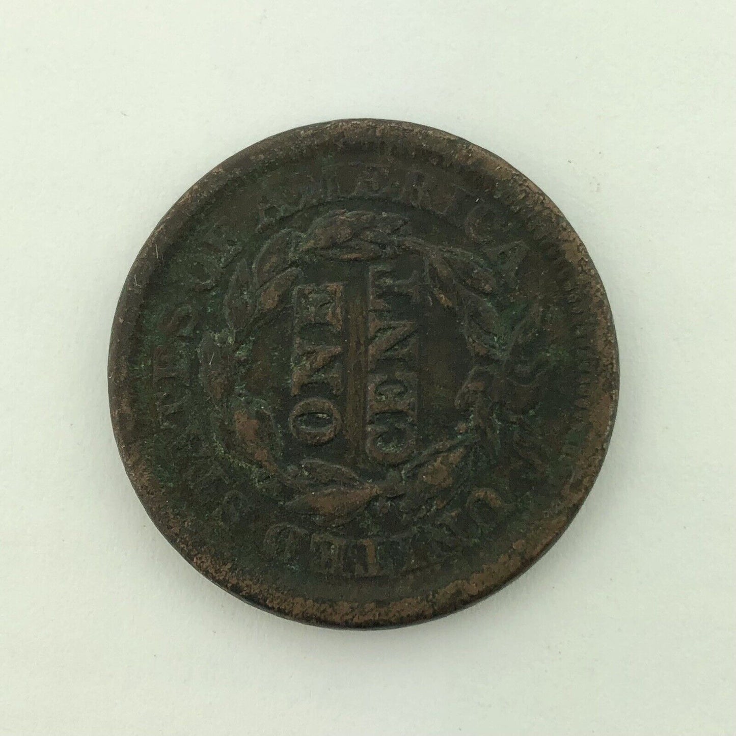 1854 P Liberty Head Braided Hair Large Copper Cent Better Philadelphia Mint Coin