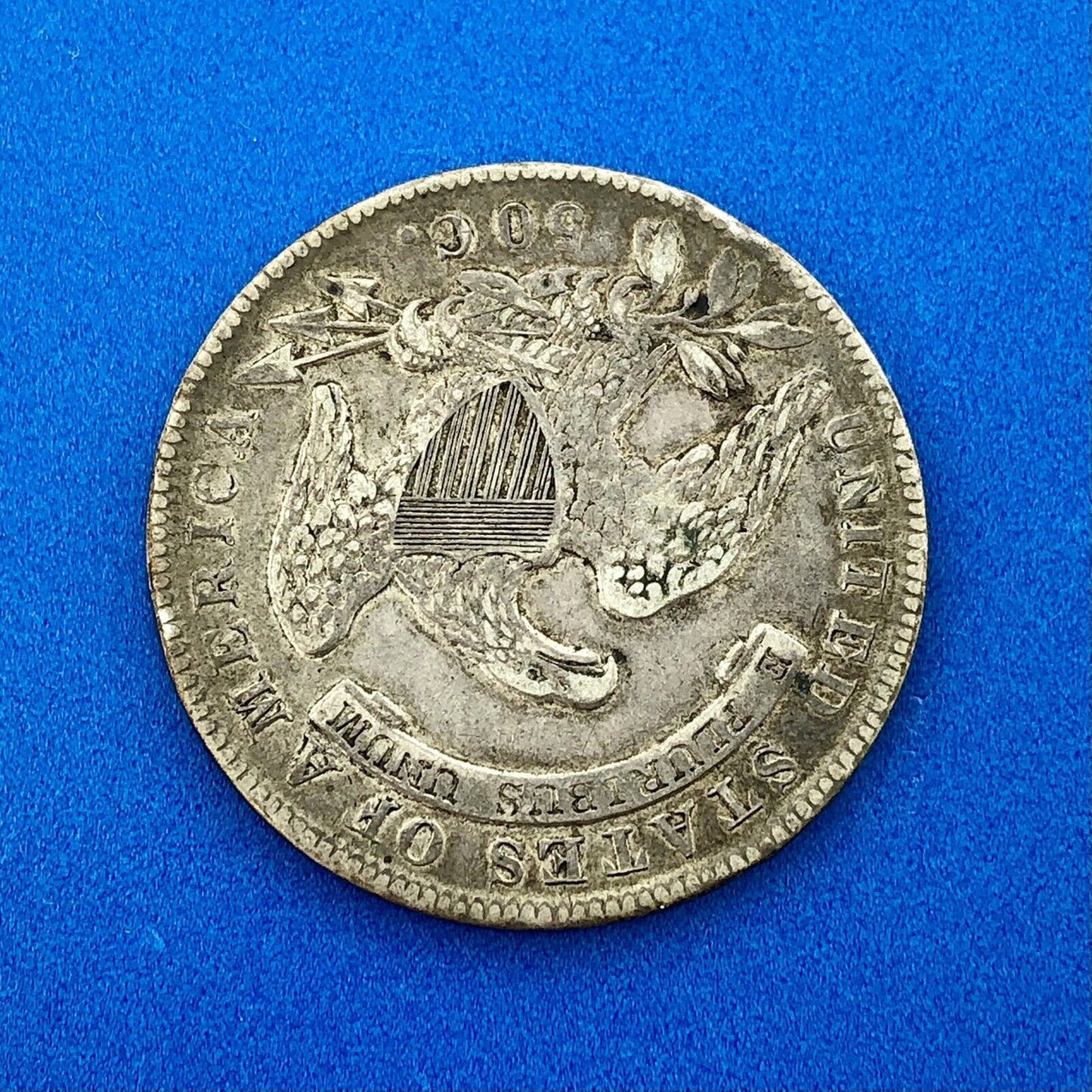 1835 Capped Bust Silver Half Dollar Lettered Edge Better Early Philadelphia Coin