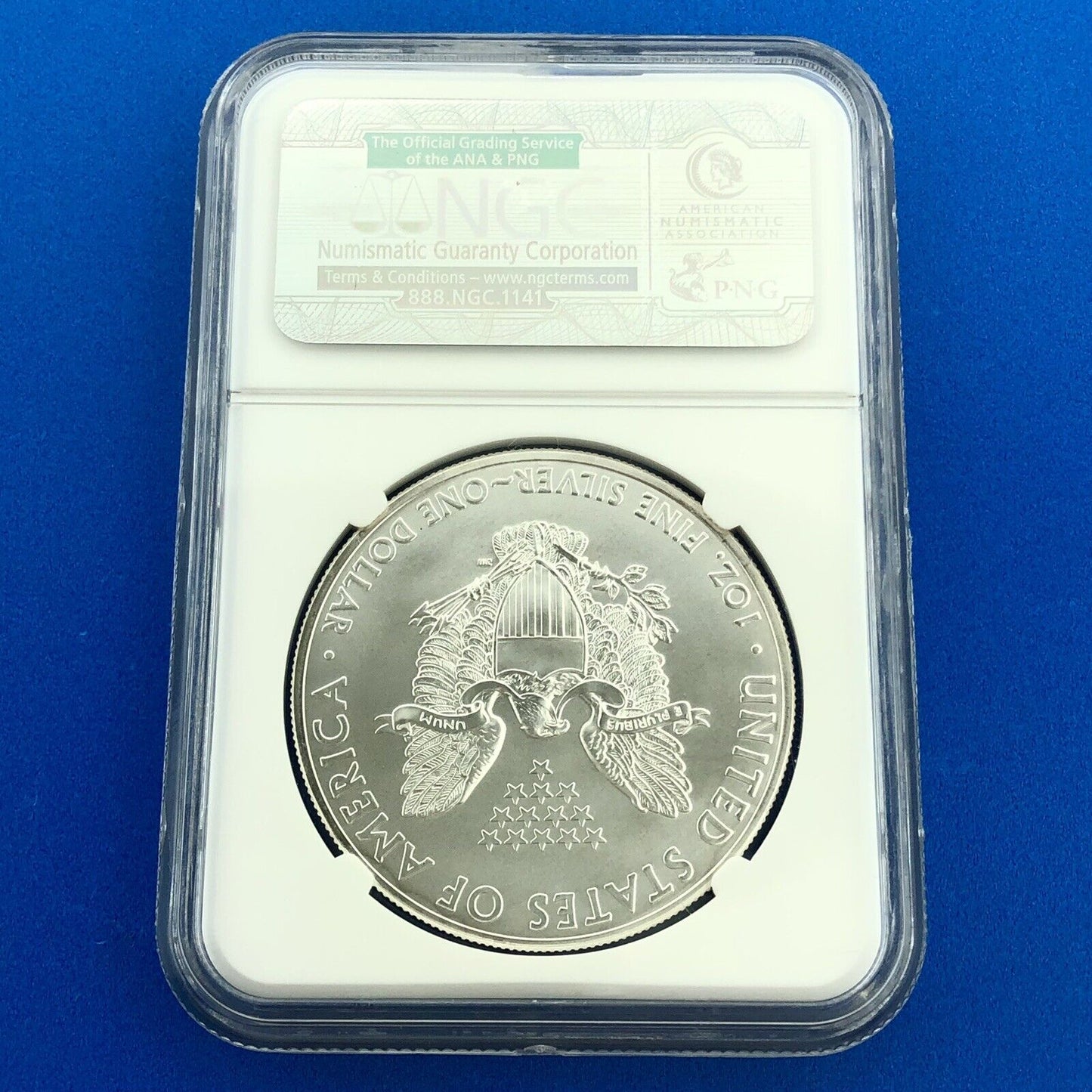 2013 W Silver Eagle 999 Fine Silver NGC MS 70 West Point Label Early Release