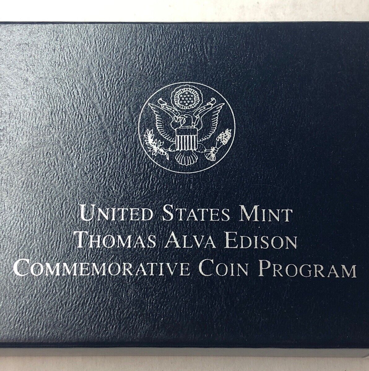 1994 P Thomas Alva Edison Commemorative Proof Silver $ Dollar OMP/COA