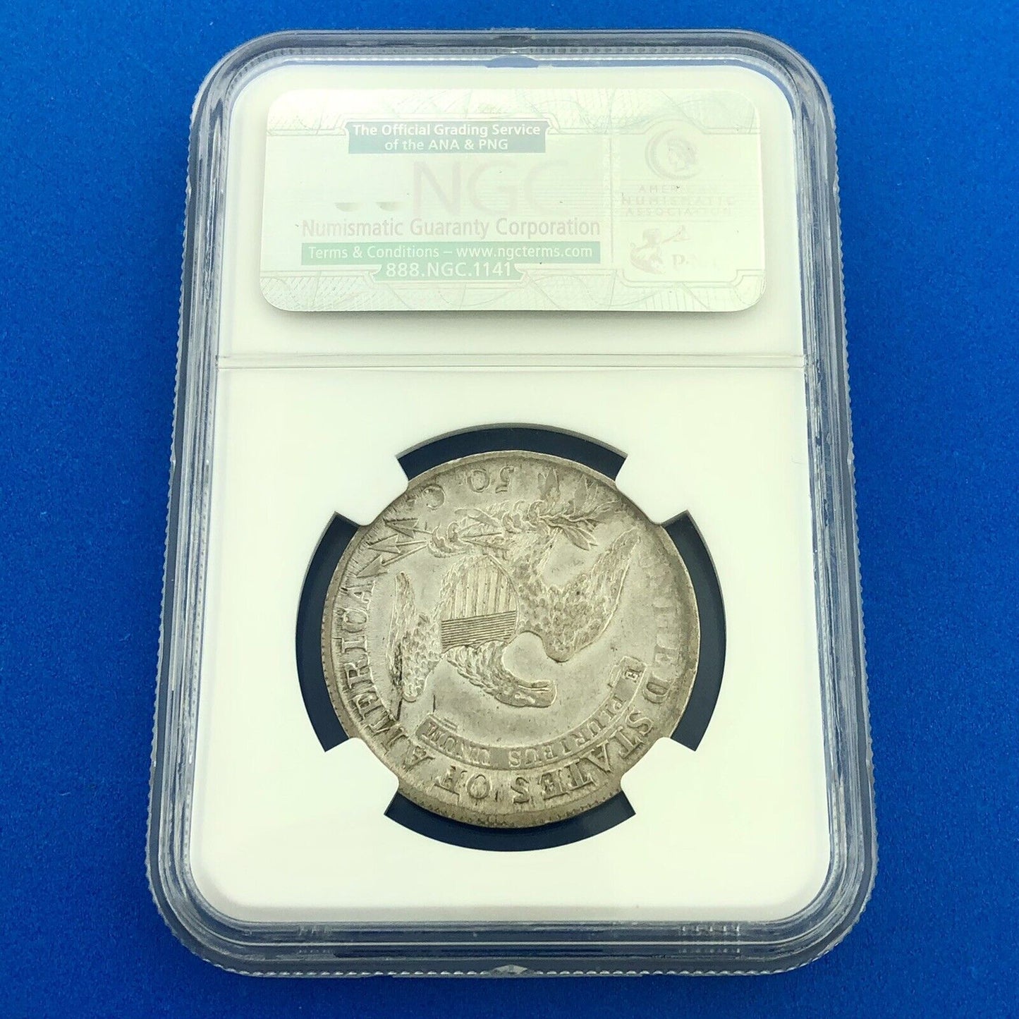 1811/10 Capped Bust Silver Half Dollar 50c Lettered Edge NGC XF Details Coin