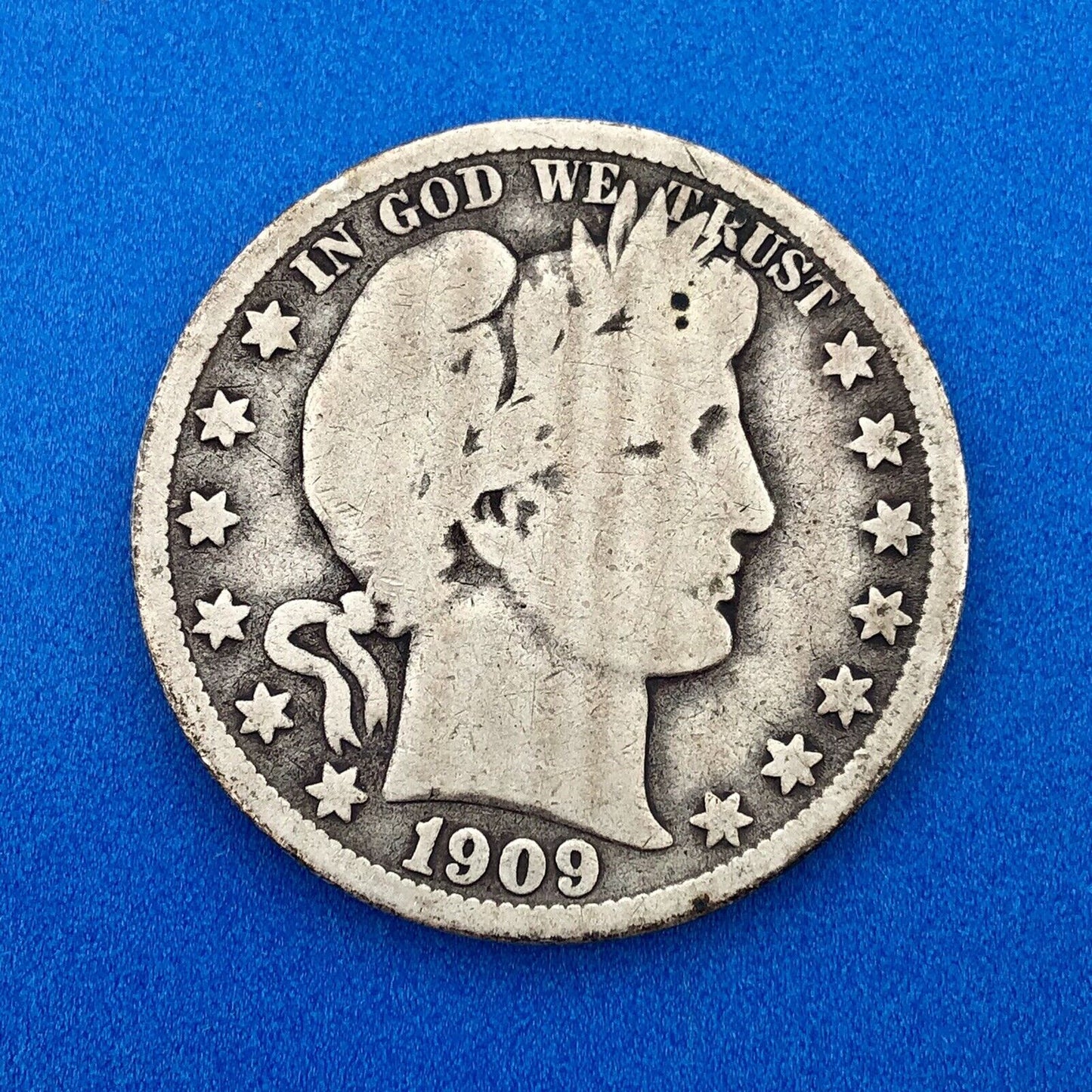 1909 O Silver Barber Half Dollar Better Key Date New Orleans Coin Rare Scarce