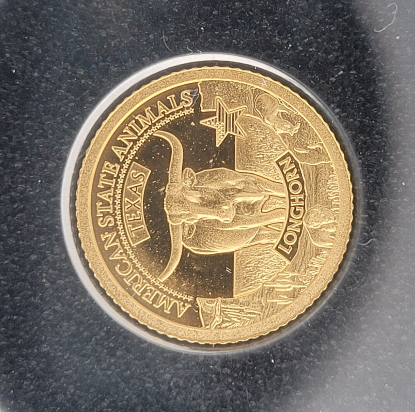 2021 $5 Cook Islands NGC PF70 Proof Ultra Cameo 1/2g .999 Gold Texas Longhorn