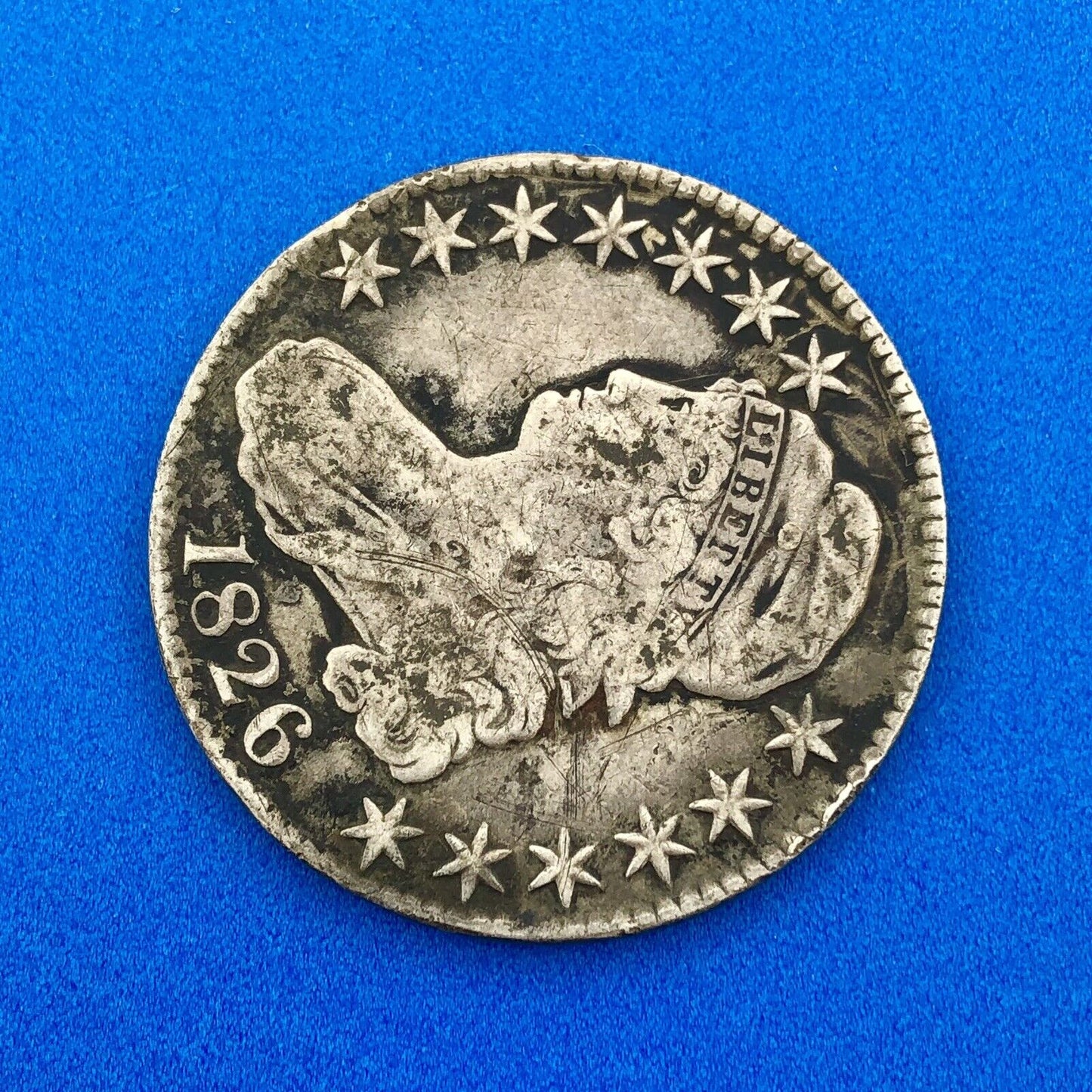 1826 P Capped Bust Silver Half Dollar 50c Better Early Philadelphia Mint Coin