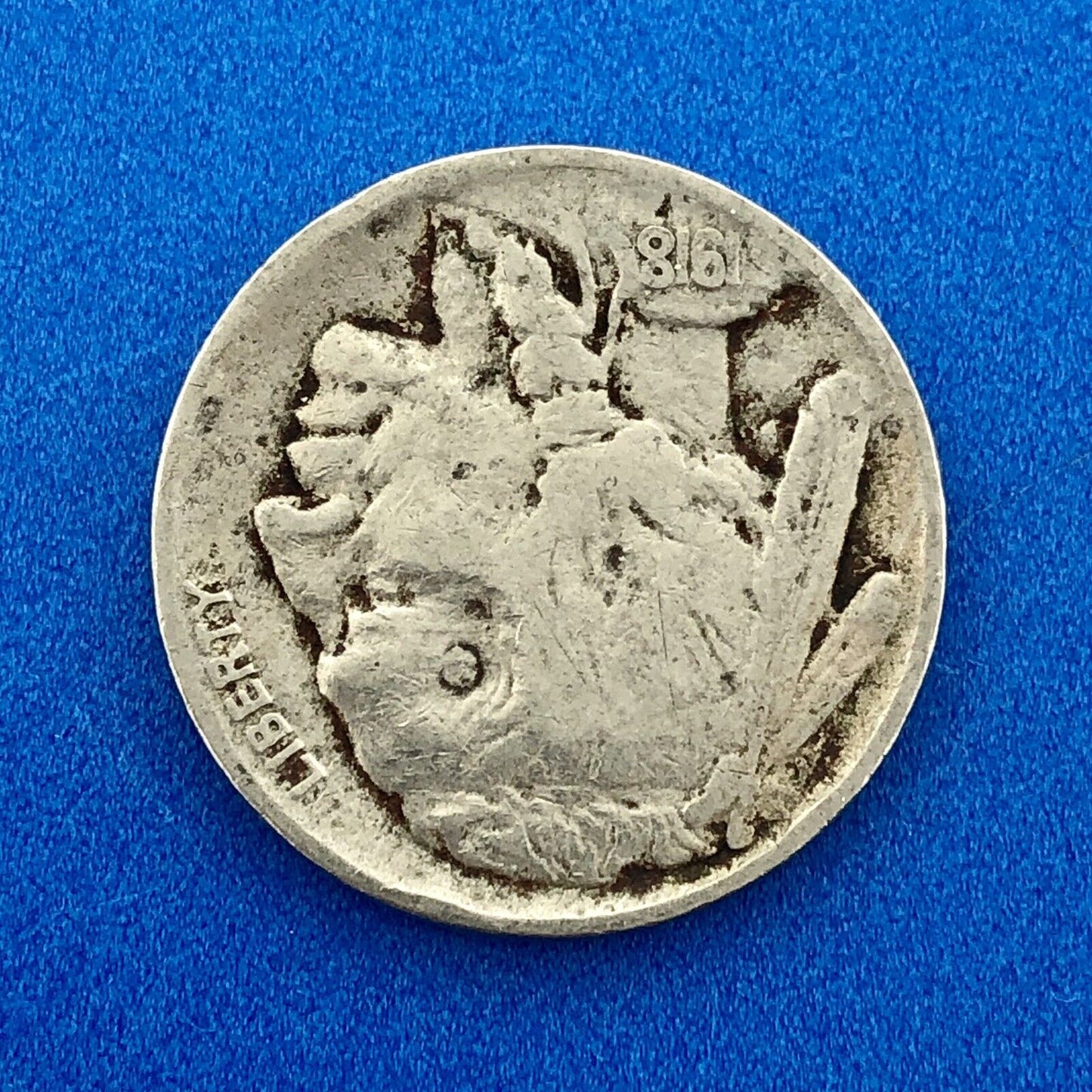 1918 P Indian Head Buffalo Nickel Better Key Scarce Philadelphia Mint Coin