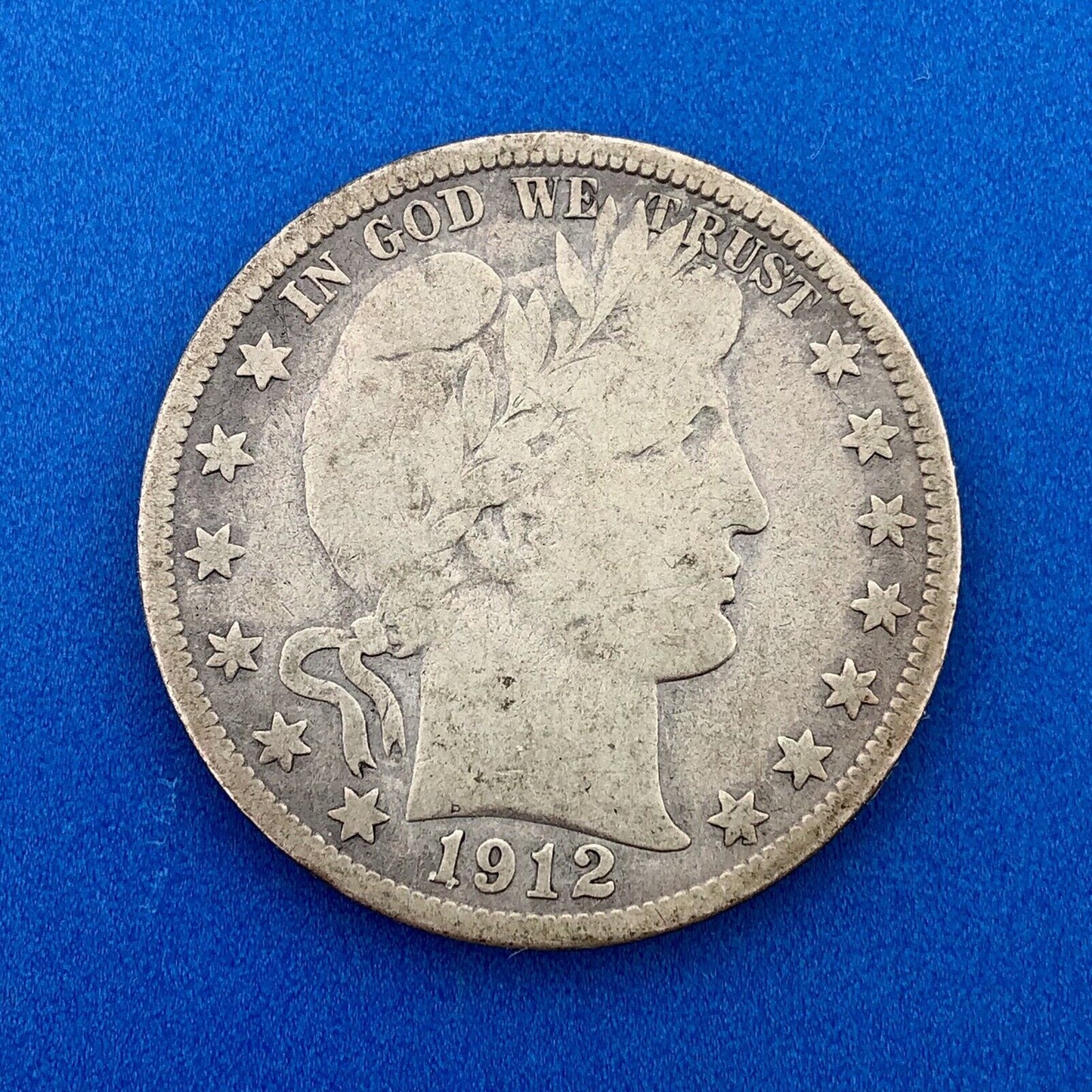 1912 S Silver Barber Half Dollar Better Key Date San Francisco Coin Rare Scarce