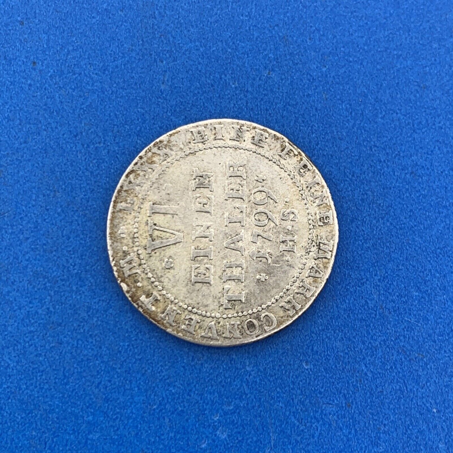 1799 Anhalt-Bernburg 1/6 Thaler Silver German States Better European Coin